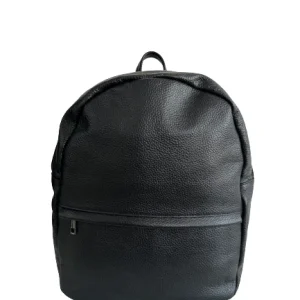 Zaino nero in pelle unisex lol