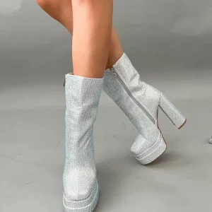 JOLIE-Stivaletto con strass