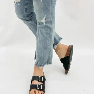 KATIA-ciabatta platform con fibbie