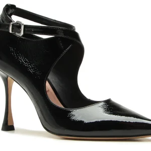 Décolleté Vicenza tacco alto verncie nera