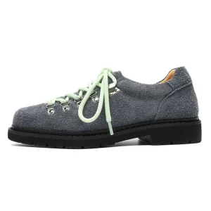 Veyrrawear DERBY – Scarpe derby in pelle scamosciata grigio