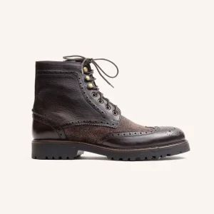 Stivaletto in pelle bottalata Moro