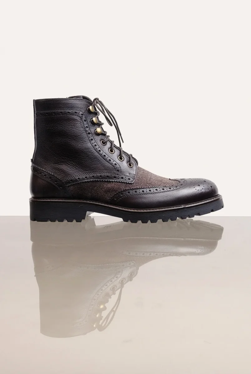 Stivaletto in pelle bottalata Moro - immagine 7