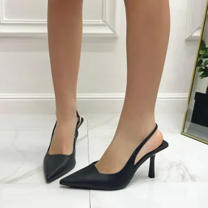 Deni - Décolleté Donna Tacco Spillo Punta Nero