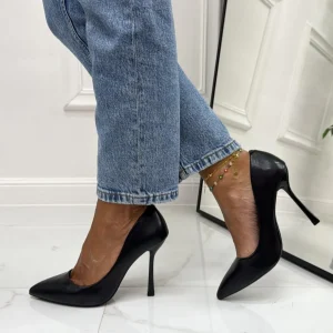 Melody - Décolleté Donna Tacco Spillo Punta Nero