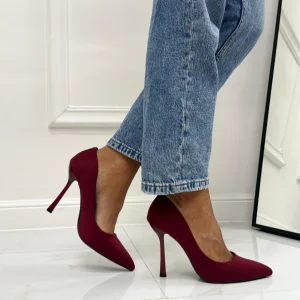 Lulù - Décolleté Donna Punta Tacco Spillo Bordeaux