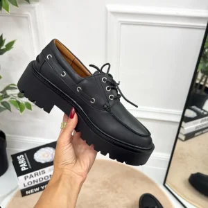 Gaia - Mocassino Donna Scarpa Casual Elegante Nero