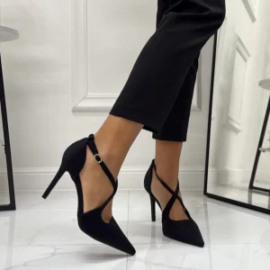 Carys - Décolleté Donna Tacco Punta Elegante Nero