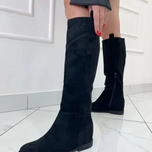 ZILLAH- stivale alto con zeppa interno