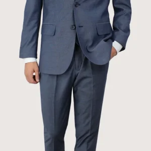 Abito bird's eye denim