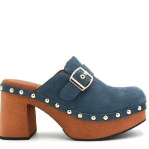 Platform Eva blu buckle