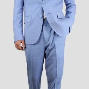 Abito Fiammato Celeste