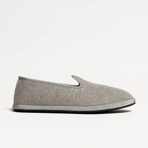 Pantofola Uomo in Cashmere Grigio