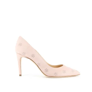 Décolleté da donna in vera pelle con borchie