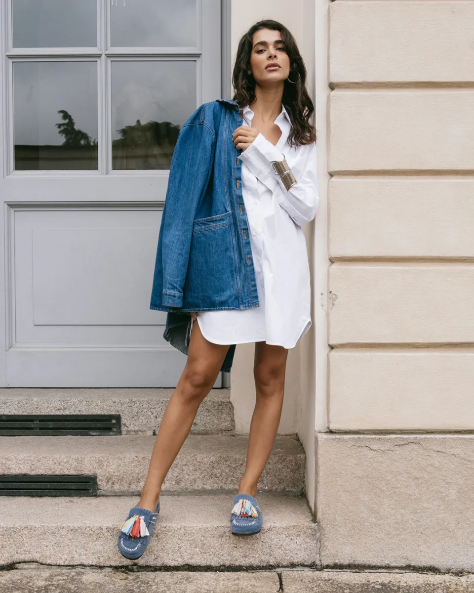 Mule Iris blu jeans - immagine 5