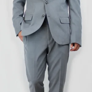 Abito Velluto Rasè Grigio