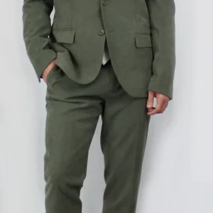 Abito Velluto Rasè Salvia